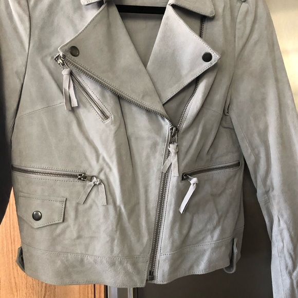 Leather light grey perfecto - Picture 5 of 5